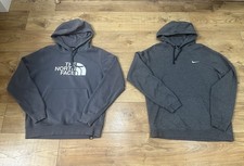 The north Face And Nike Grey