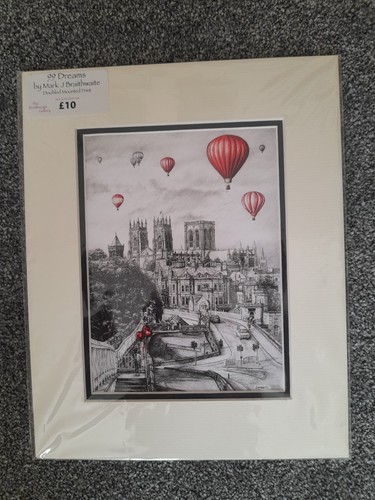 York doubled mounted print - york,