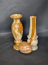 2 Vintage Onyx Marble Small