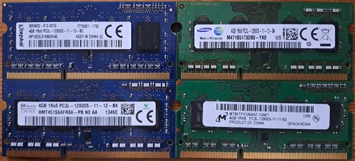 4gb pc3l 12800s laptop ram - pc3l,