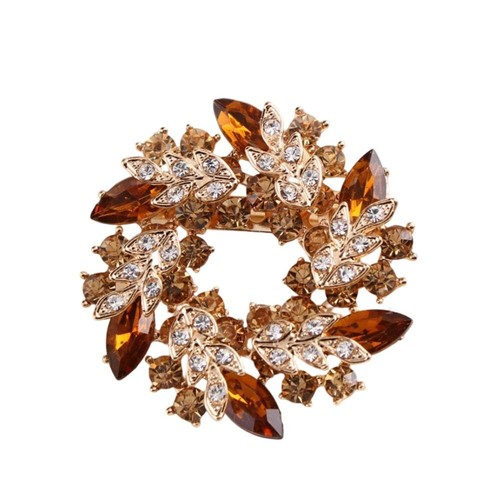 Sunflower brooch pin - brooch,