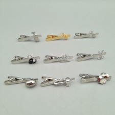 High Quality Men Novelty Metal Copper Tie Pins Clips Bars