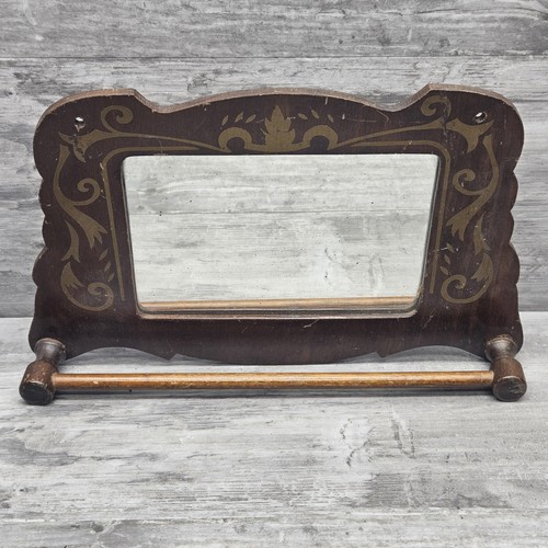 Antique oak wood wall shaving - antique,