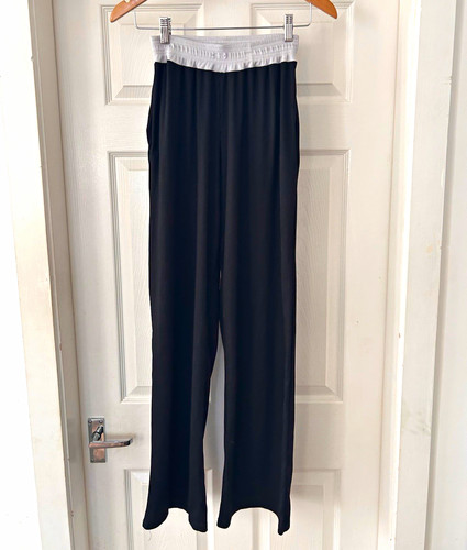 Womens black pleated wide - womens,