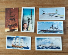 Mixed Lot: 6 x Collectable Transport Cards: Cadet Sweets/Lyons Tea/Wills 1960s 
