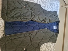 Zara Mens Quilted Khaki Green