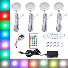 4PCS RGB LED Under Cabinet