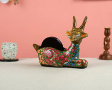 Handmade Paper Mache Reindeer