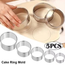 5PC Stainless Steel Round