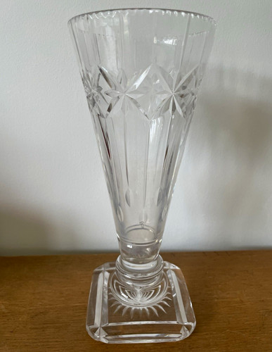 Stuart crystal vase - crystal, vase,