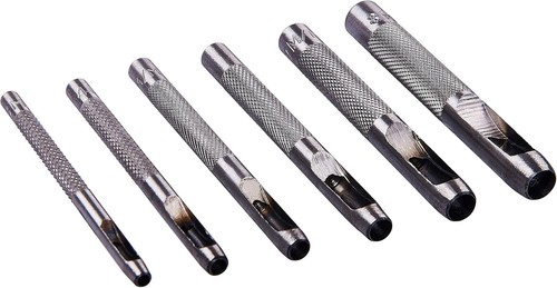 Hollow hole punch set - hollow, for