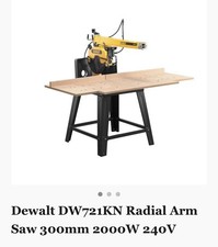 Dewalt DW721 Radial Arm Saw