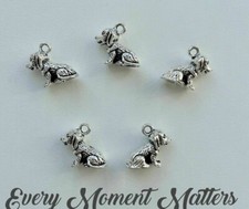 10 x Tibetan Silver DOG CHARM
