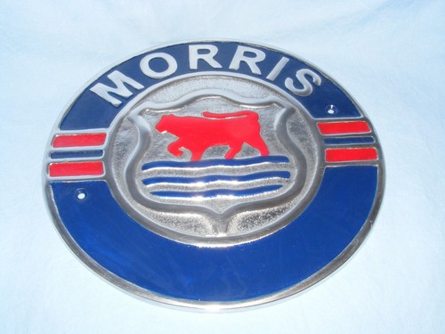 Morris car aluminium sign - car,