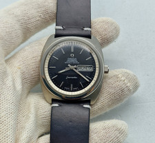 VINTAGE 1970 OMEGA CHRONOMETER BLACK DIAL DATE CAL:751 AUTO MAN'S WATCH / X040