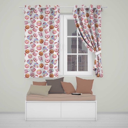 Blackout eyelet curtains - eyelet,