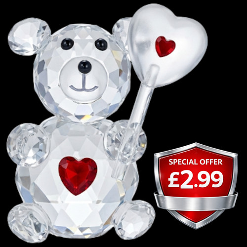 Crystal teddy bear - crystal,