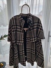 Primark Dogtooth Cape Poncho