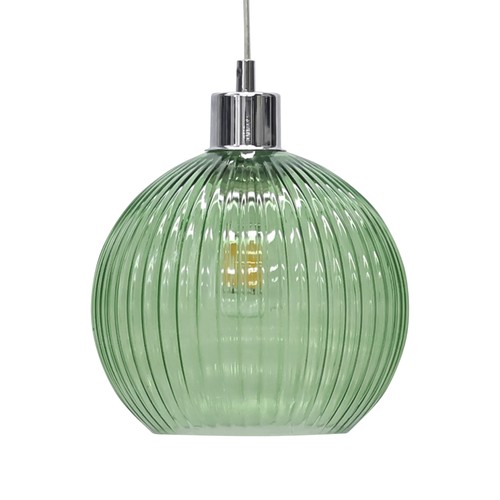 Modern green ribbed - modern,