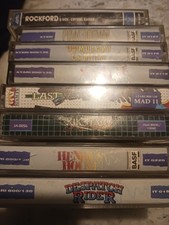 Atari 800xl Mastertronic cassette games 9 games on 8 cassettes