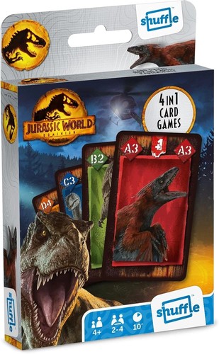 Jurassic world card - game, for