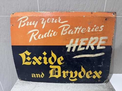 Rare early hardboard exide - hardboard,