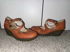 Fly London YOGO Orange Leather