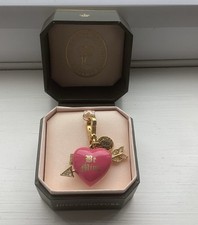 Juicy Couture Limited Edition Rare Pink Heart Charm Christmas Gift