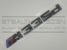 Fits BMW M335d 335d Badge For Rear Boot Gloss Black OEM+