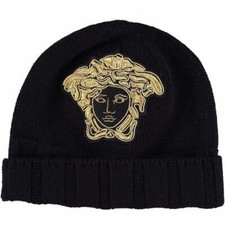 Versace Black Medusa Hat