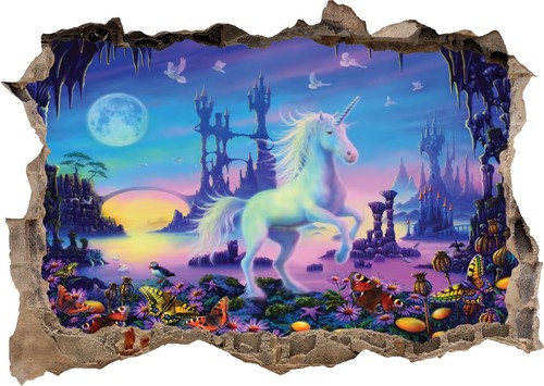 Unicorn castle fantasy fairy - castle,