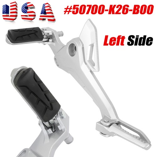 Left rear footrest - left, rearsets