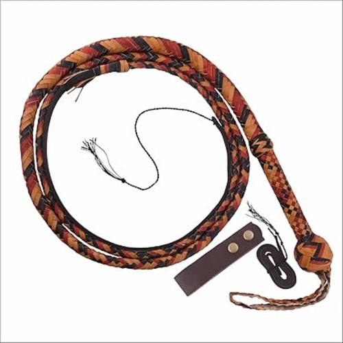 Kangaroo hide bull whip - hide, 16