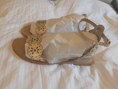 Monsoon real leather gold - real,