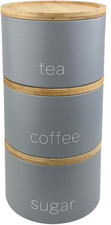 Stackable Canister Set of 3