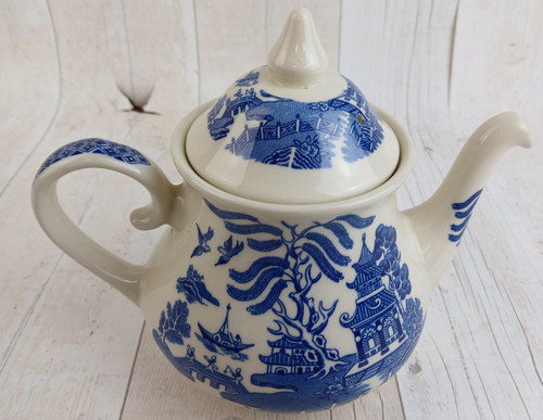 Vintage blue white willow - vintage,