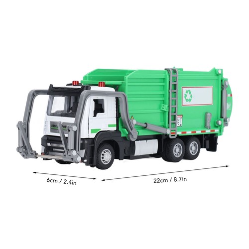 Garbage truck toy - garbage,