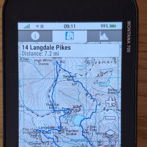 Garmin montana 700 hiking - montana,