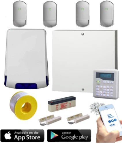 Smart wired intruder alarm kit - wired,