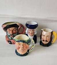 4 X Vintage Small Character