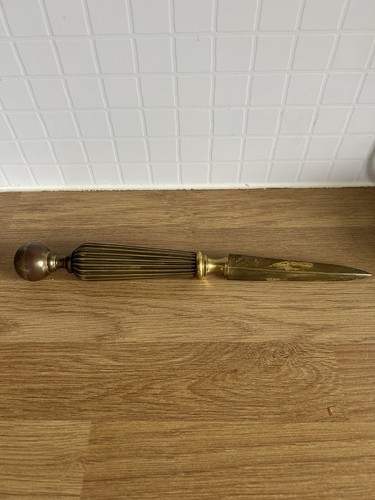 Vintage brass letter - vintage,