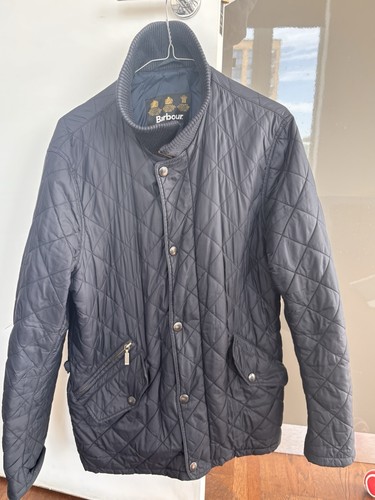 Barbour navy quilted - barbour,