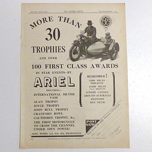 Vintage motorbike ariel - vintage,