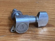 Vintage Schaller M6 135 Single Guitar Tuning Peg Machine Head Tuner E A D