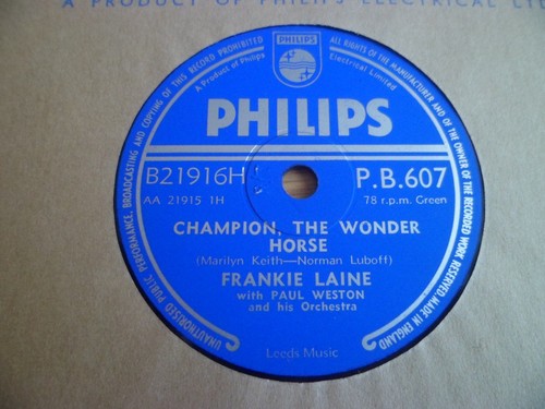 Frankie laine champion the - laine:,