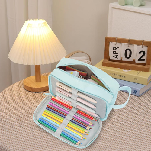 Blue large capacity pencil - blue,