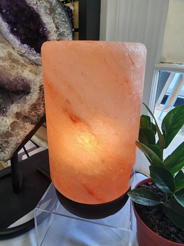 Himalayan salt lamp - himalayan,