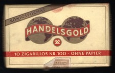 CIGARETTE PACKET-HARD-Handelsgold,cigarillos, paper box, 10, Germany-#