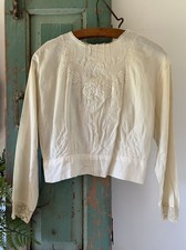 Antique Cotton Blouse Top Off