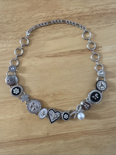 Stunning charm button necklace - stunning,